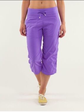 Lululemon Studio Crop *No Liner Power Purple